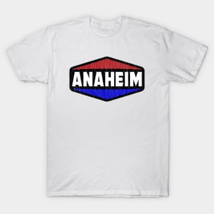 Anaheim California Vintage Style Distressed T-Shirt